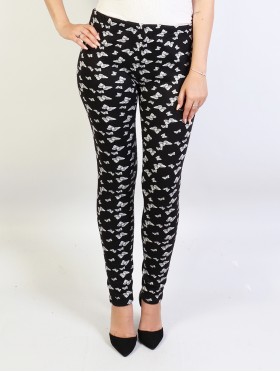 Fashion Stretchy Fleece Warm Leggings (One Size)